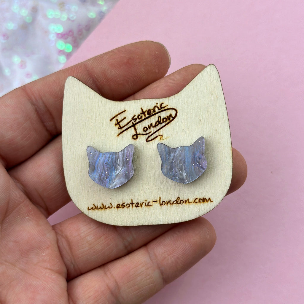 Cat Stud Earrings