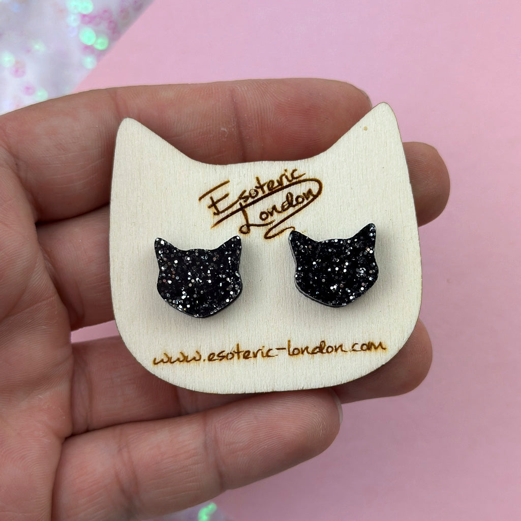 Cat Stud Earrings