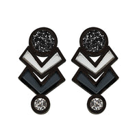 Glitter Amulet Stud Earrings