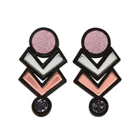 Glitter Amulet Stud Earrings