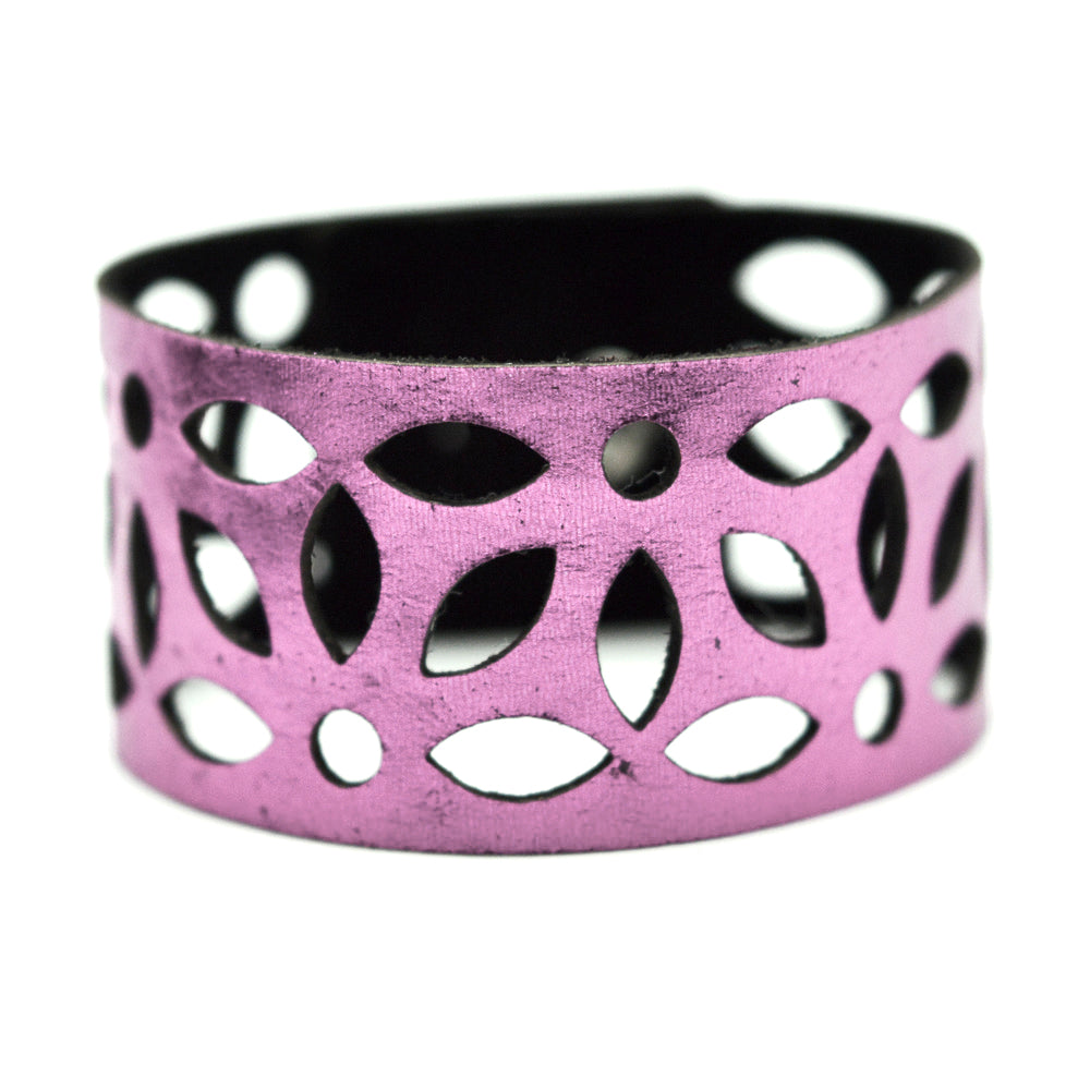 Azulejo Medium Leather Cuffs