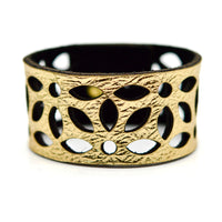 Azulejo Medium Leather Cuffs