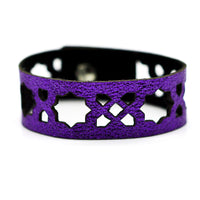 Azulejo Narrow Leather Cuffs