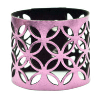 Azulejo Wide Leather Cuff