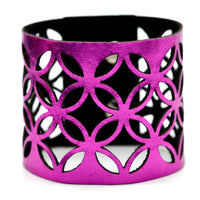 Azulejo Wide Leather Cuff
