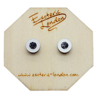 Block & Shadow Geometric Stud Earrings