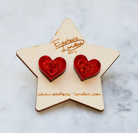 Heart Stud Earrings