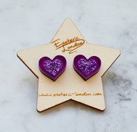 Heart Stud Earrings