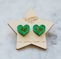 Heart Stud Earrings