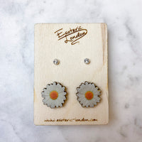 Birth flower & birthstone stud earring set