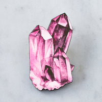 Watercolour Crystal Brooch