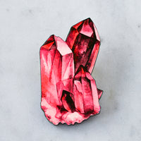 Watercolour Crystal Brooch