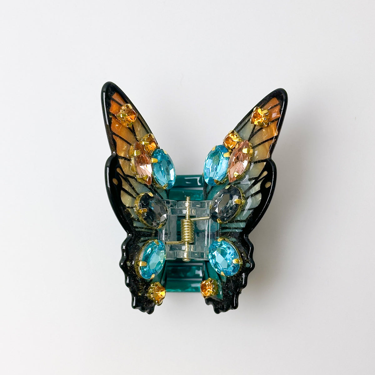 Butterfly Claw Clip - Peacock