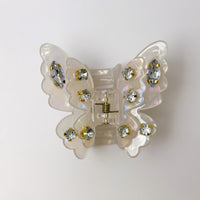 Butterfly Claw Clip - Pearl White