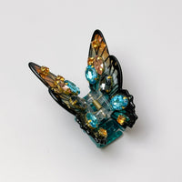 Butterfly Claw Clip - Peacock