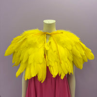 Yellow Feather Cape *SAMPLE*