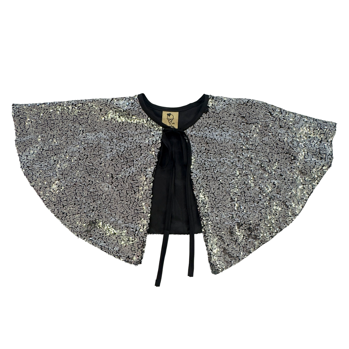 Silver Sequin Cape *SAMPLE*