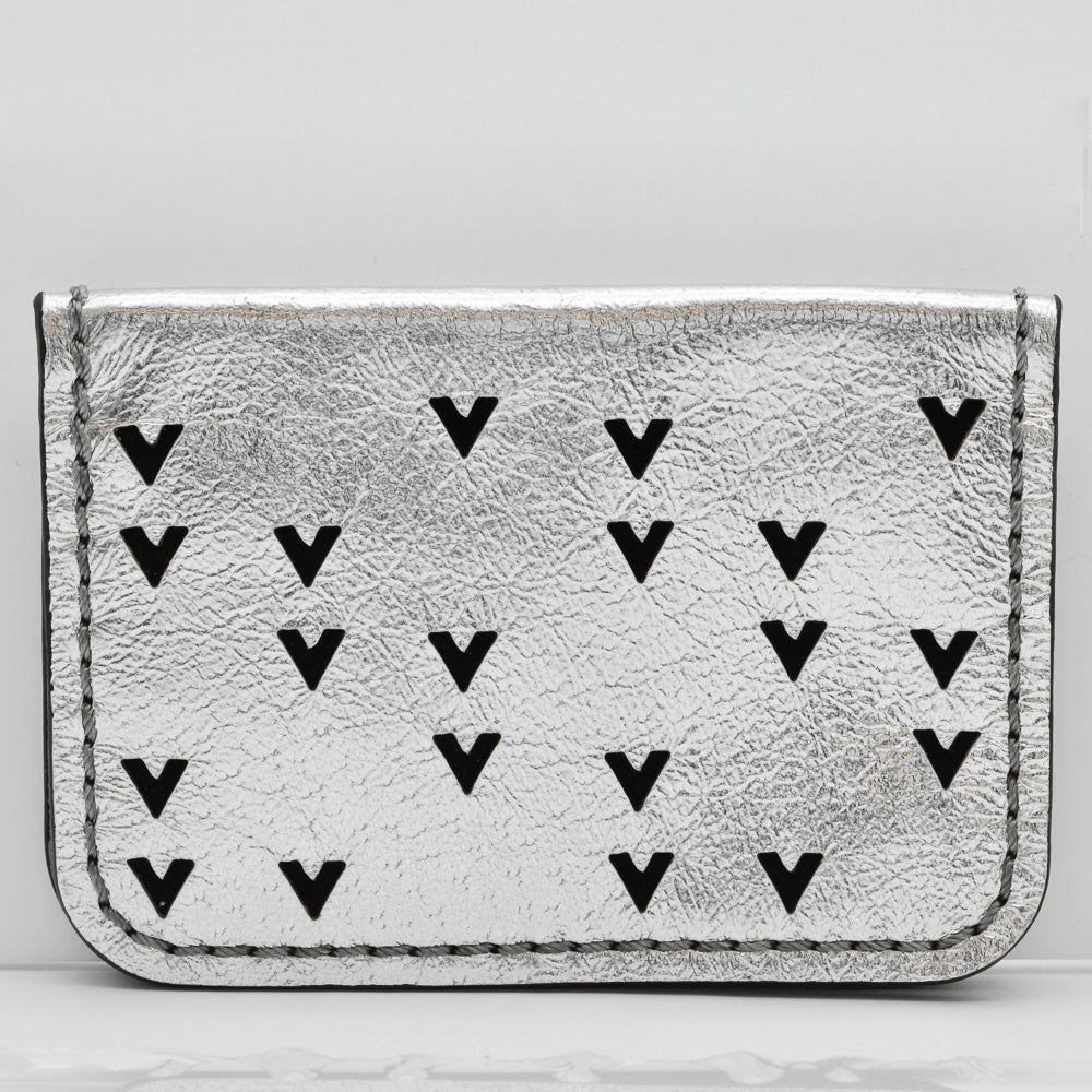 Laser Cut Chevrons Folding Wallets