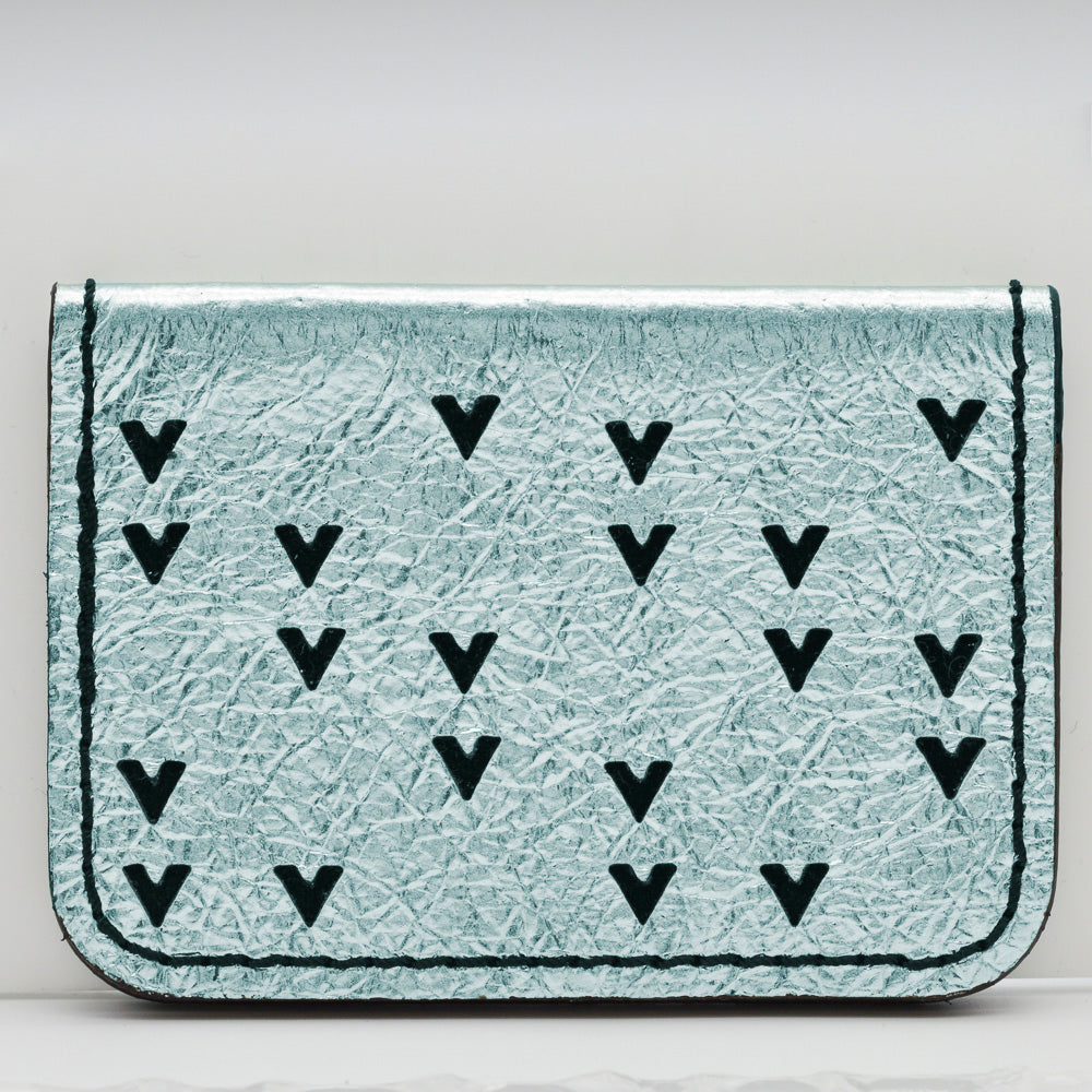 Laser Cut Chevrons Folding Wallets