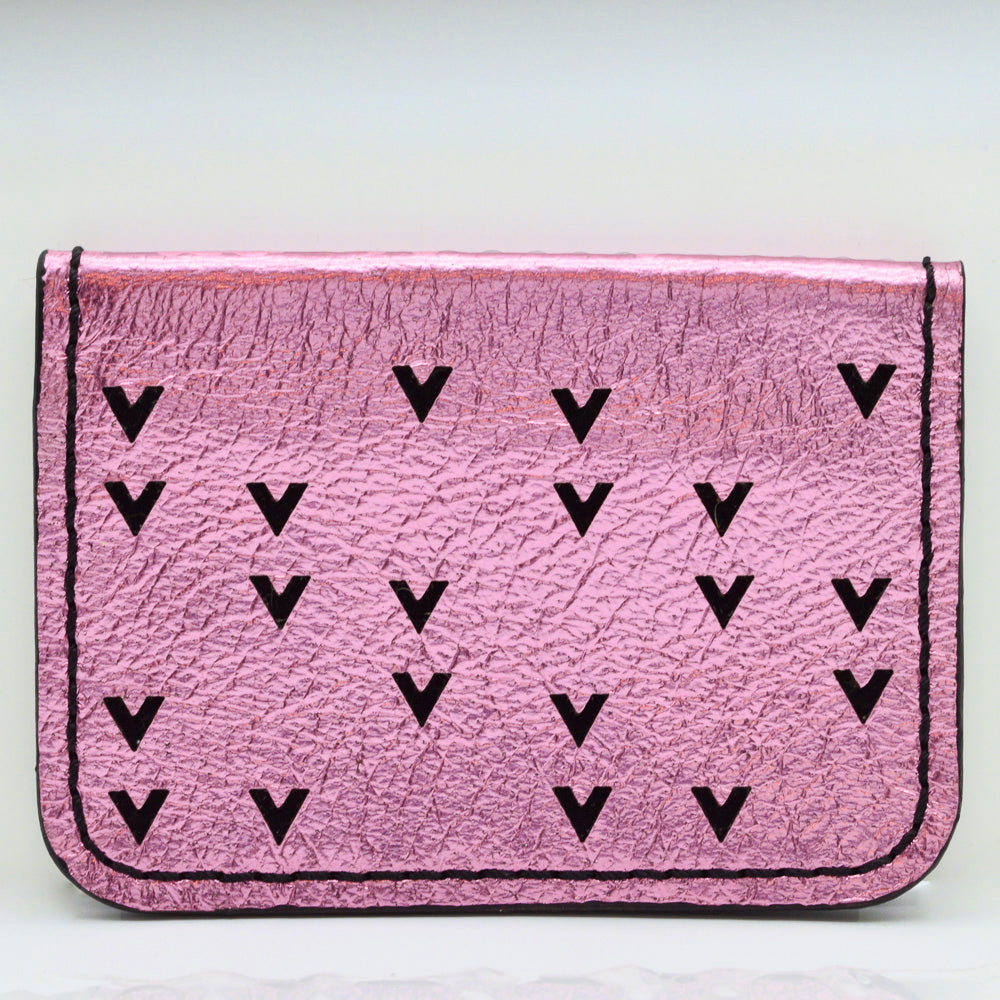 Laser Cut Chevrons Folding Wallets