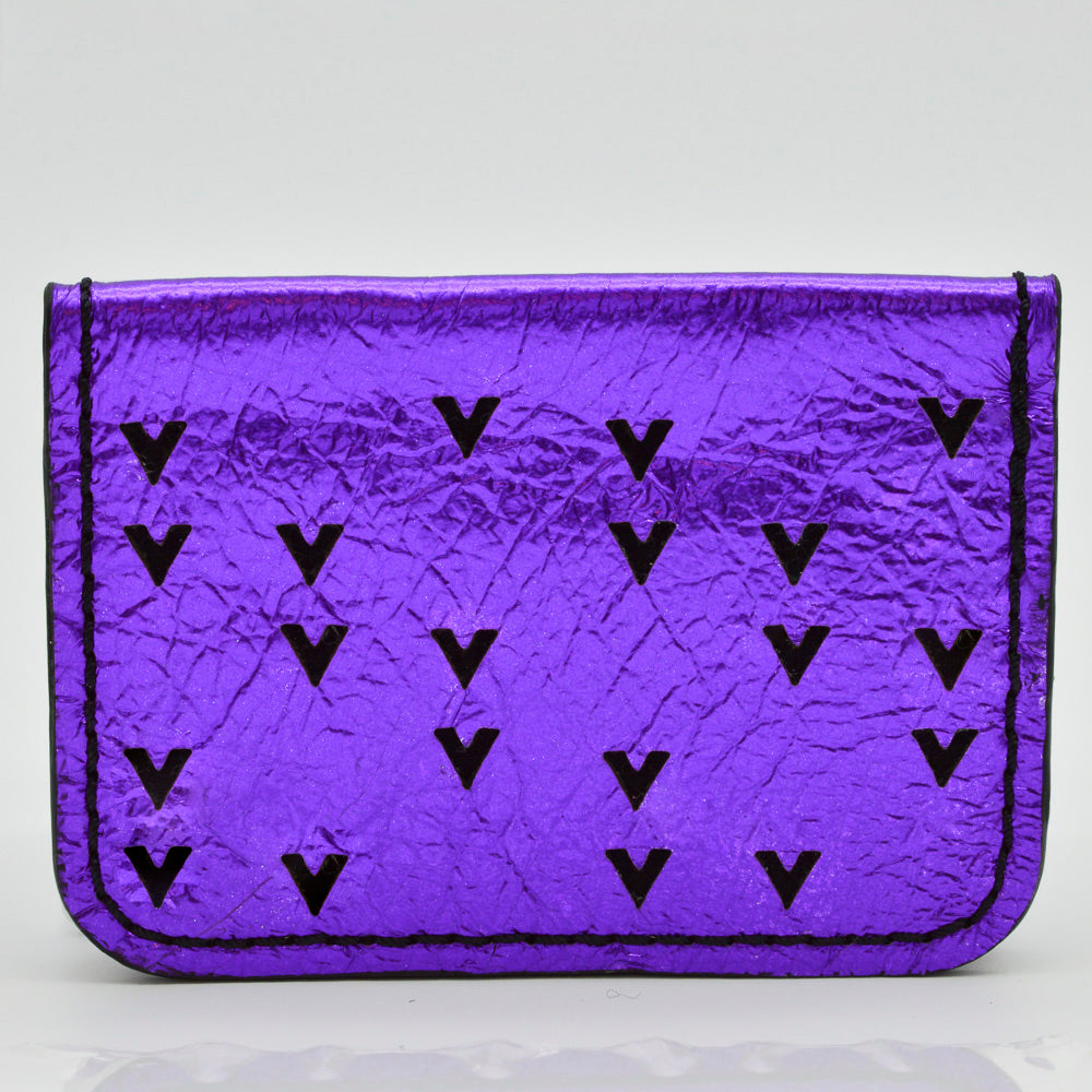 Laser Cut Chevrons Folding Wallets
