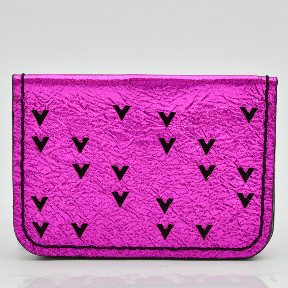 Laser Cut Chevrons Folding Wallets
