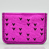 Laser Cut Chevrons Folding Wallets