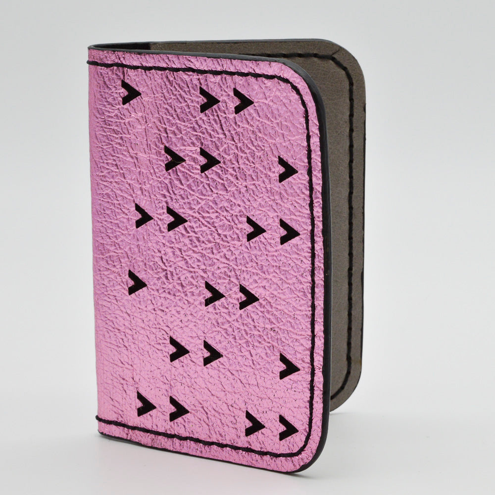 Laser Cut Chevrons Folding Wallets