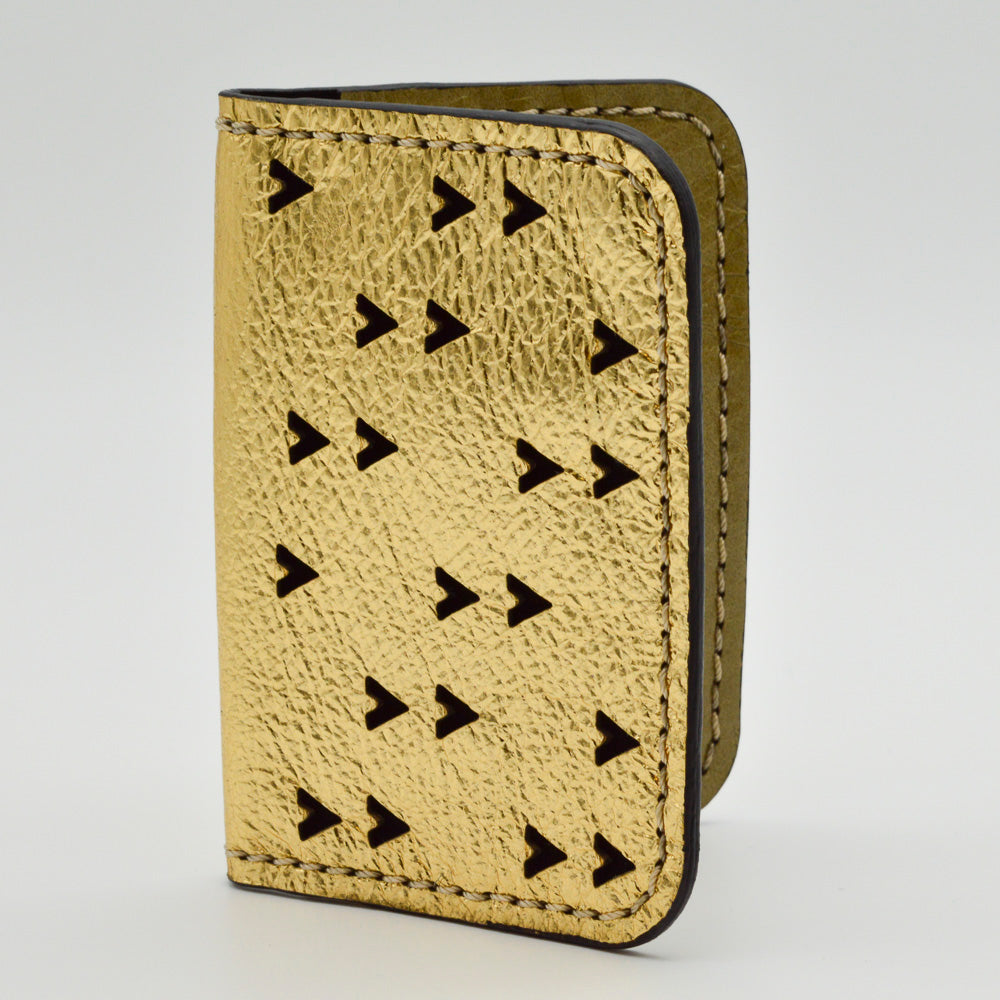 Laser Cut Chevrons Folding Wallets