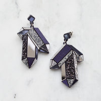 Faceted Crystal Earrings