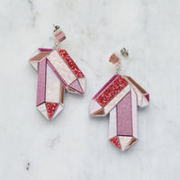 Faceted Crystal Earrings