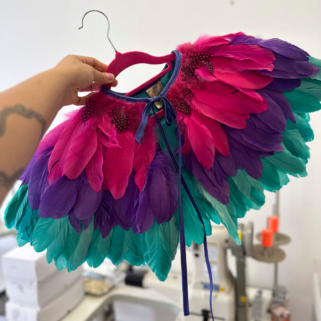 Feather Cape - Custom Colour