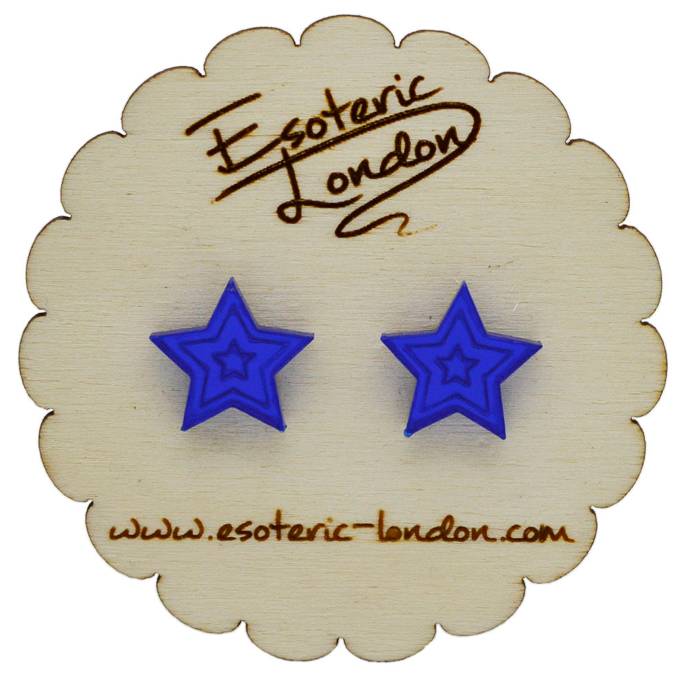 Little Mirror Stars Stud Earrings