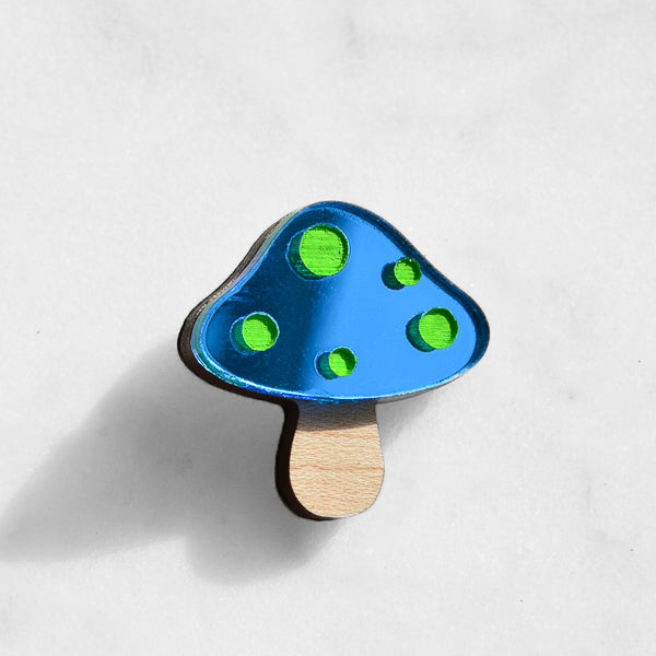 Toadstool Pin Brooch