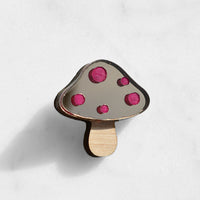 Toadstool Pin Brooch