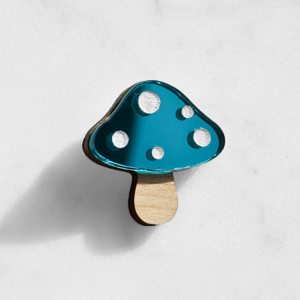 Toadstool Pin Brooch