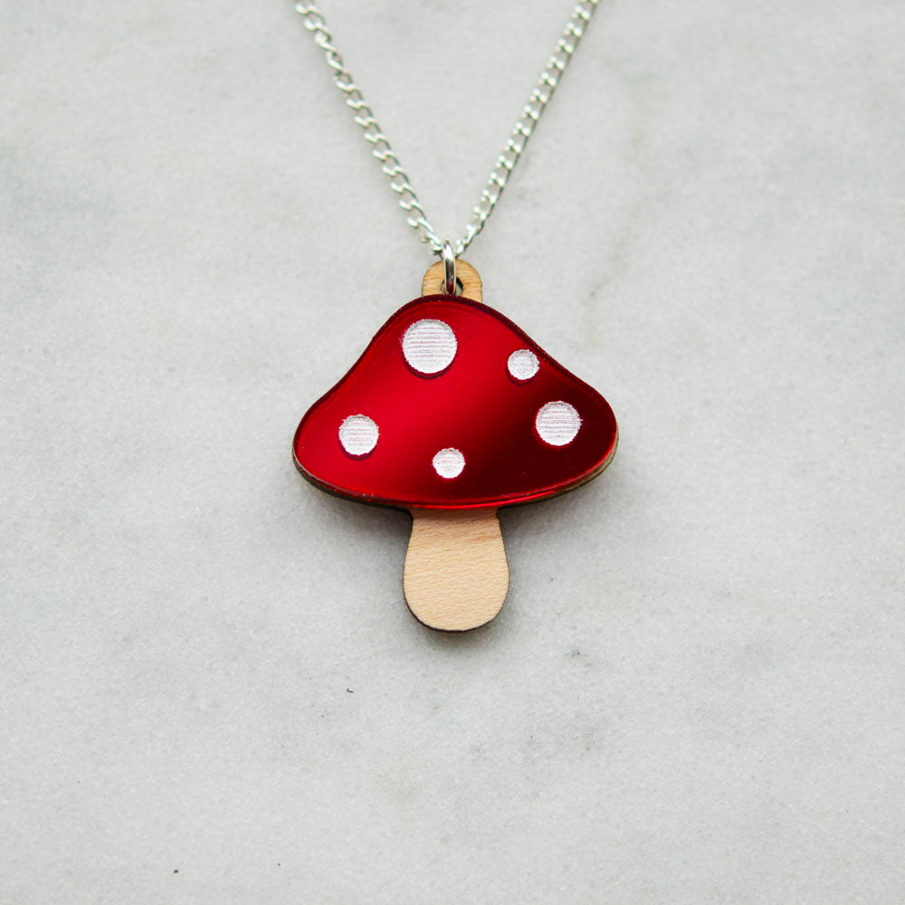Toadstool Necklaces