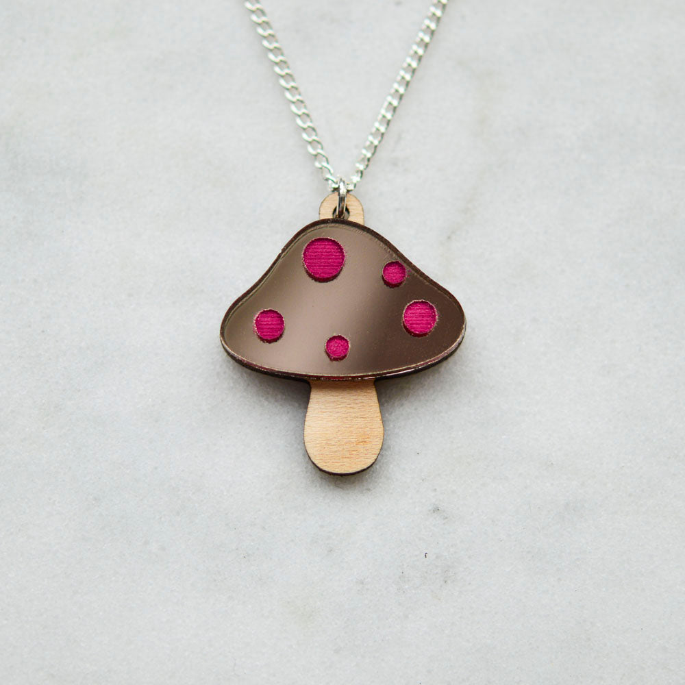 Toadstool Necklaces
