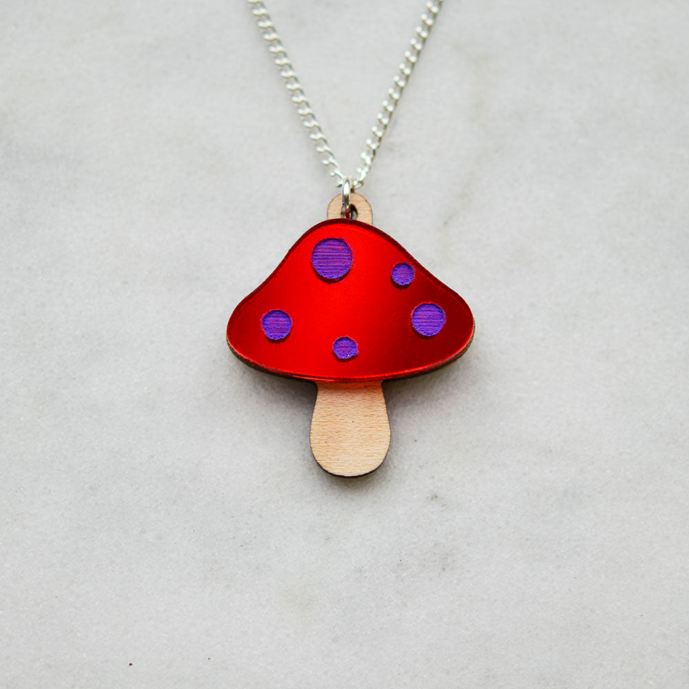 Toadstool Necklaces