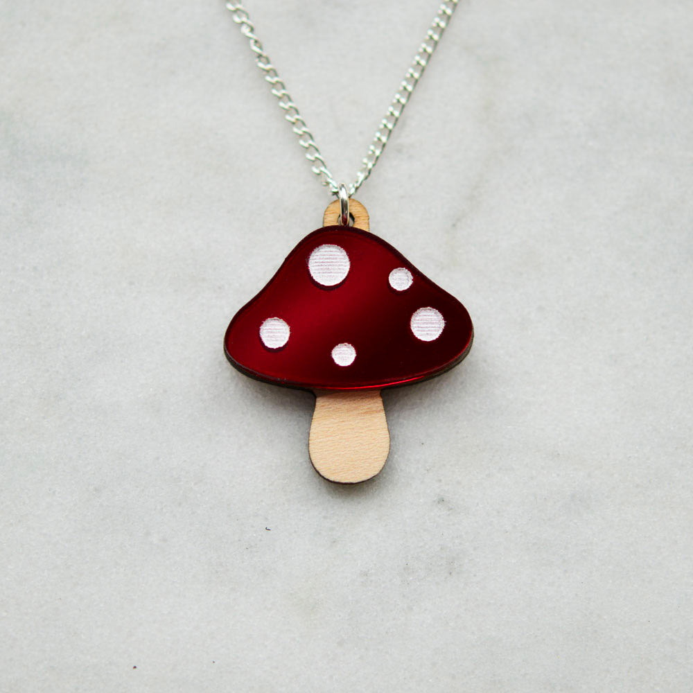 Toadstool Necklaces