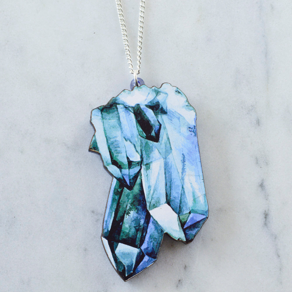 Watercolour Crystal Necklace