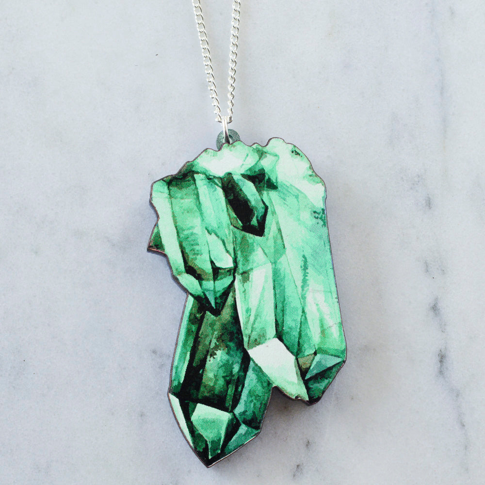 Watercolour Crystal Necklace