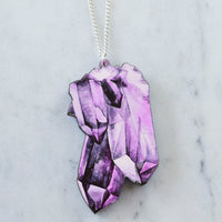 Watercolour Crystal Necklace