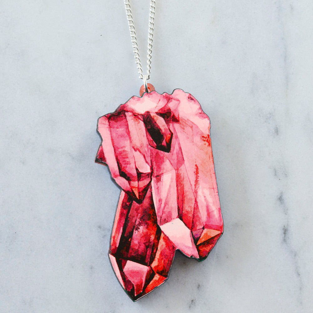 Watercolour Crystal Necklace