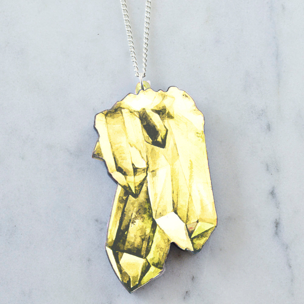 Watercolour Crystal Necklace