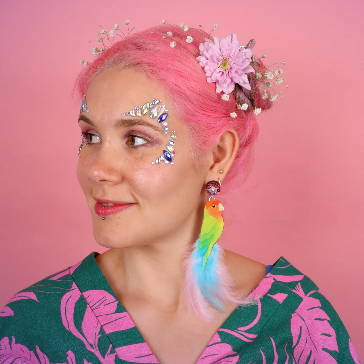 Lovebird Earrings *SLIGHT SECONDS*