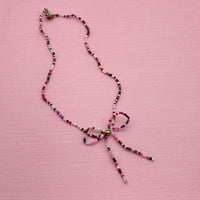 Beaded Bow Necklace *SAMPLE*