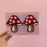 Tit Sticks (Nipple Covers) - Sequin Toadstools