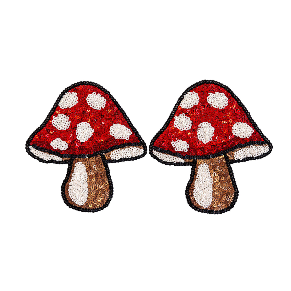 Tit Sticks (Nipple Covers) - Sequin Toadstools