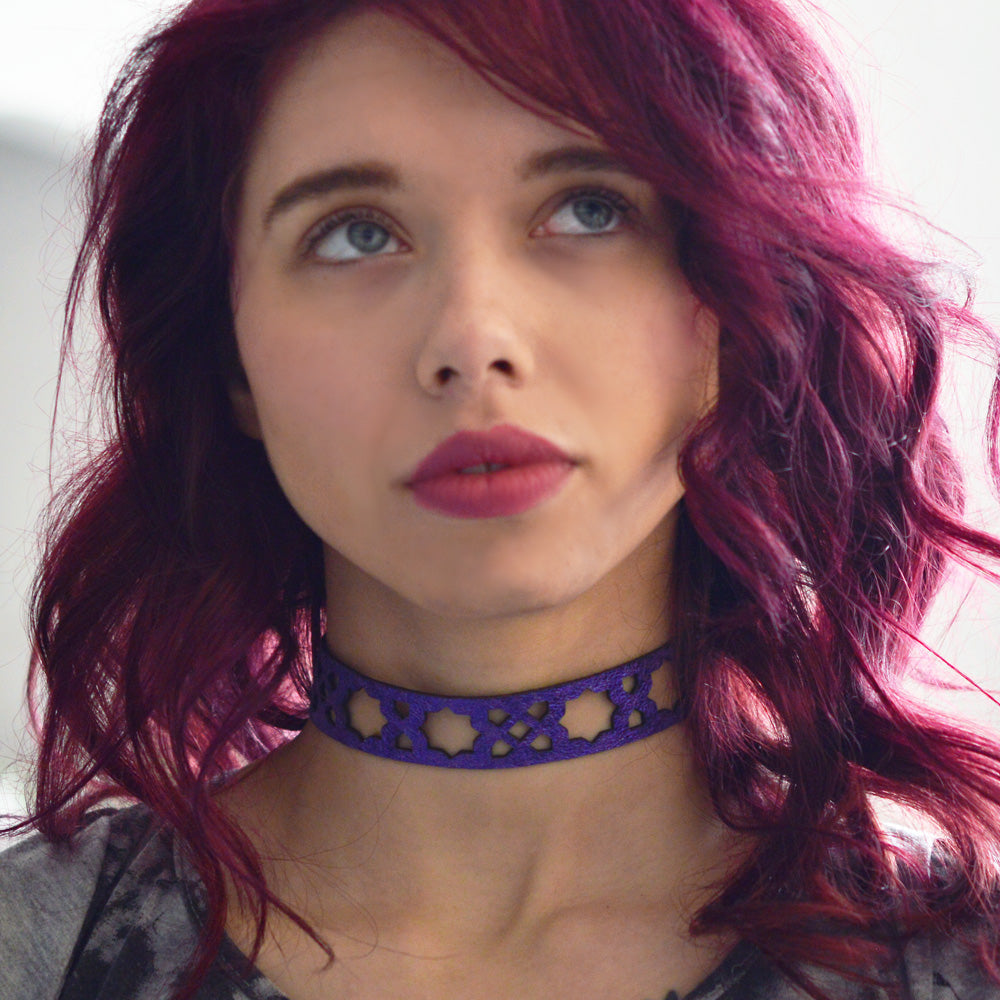 Azulejo Leather Chokers